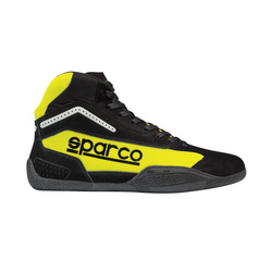 Botas de carreras Sparco GAMMA KG-4 negro/amarillo (homologación CIK)