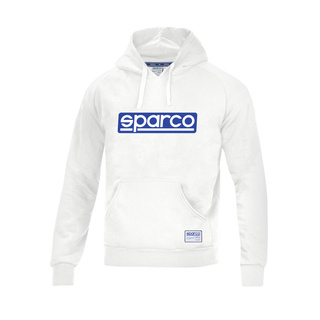 Sudadera de hombre con capucha Sparco ORIGINAL blanco