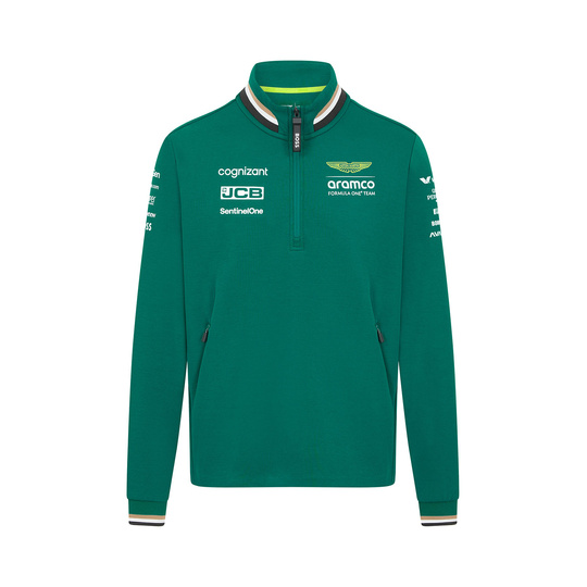 Sudadera Team con cremallera de 1/4 para hombre Aston Martin F1