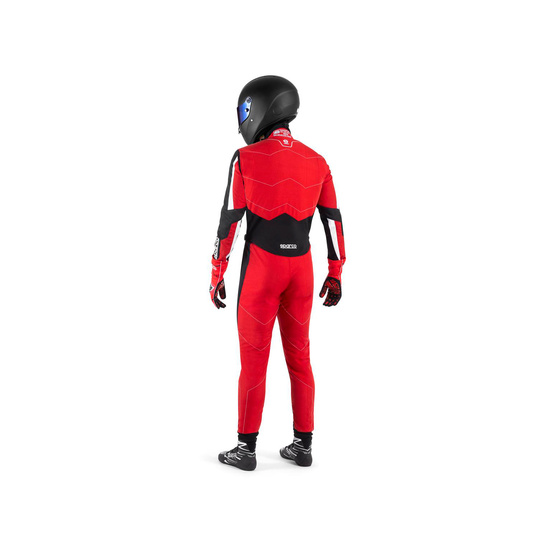 Traje de carreras de niños Sparco KERB rojo (FIA)