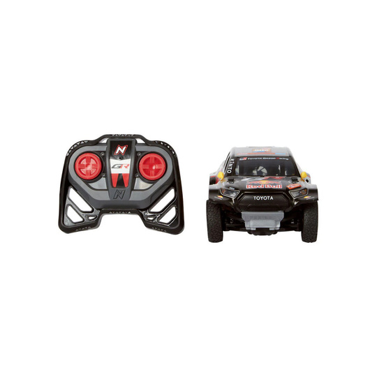 Coche a escala 1:18 RC de Toyota Gazoo Racing HILUX T1U de L. Moraes
