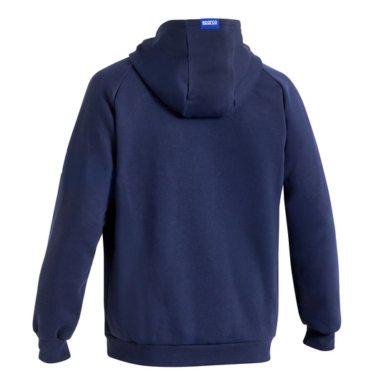 Sudadera con capucha de hombre Sparco Full Zip GULF MY25 azul marino