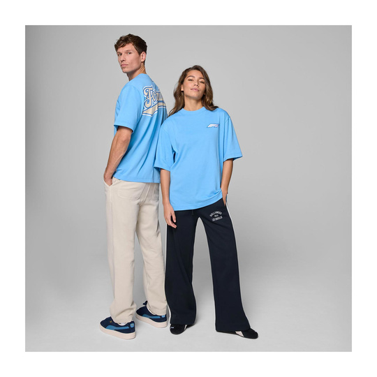 Camiseta Hombre Heritage Logo azul Formula 1 2025