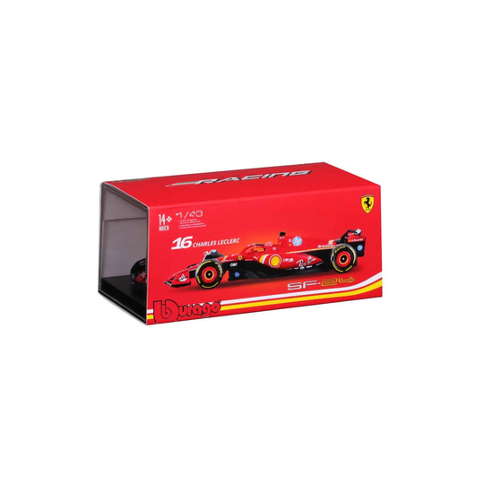 Modelo 1/43 Charles Leclerc SF24 Imola GP Scuderia Ferrari