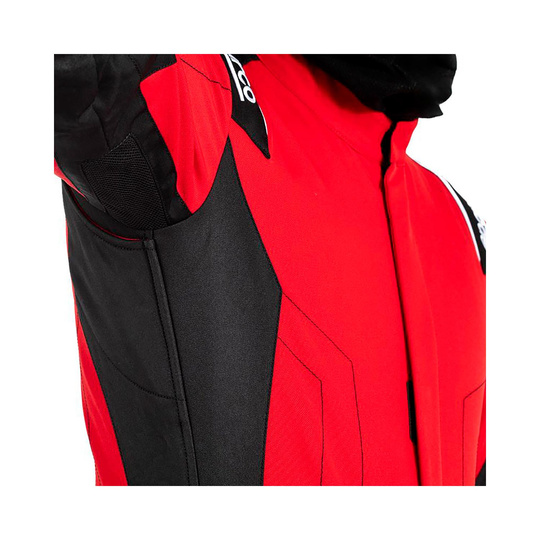 Traje de karting Sparco THUNDER rojo (FIA) para niños
