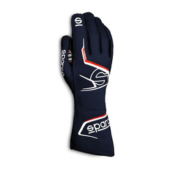 Guantes de carreras Sparco ARROW MY20 azul marino/rojo (FIA)