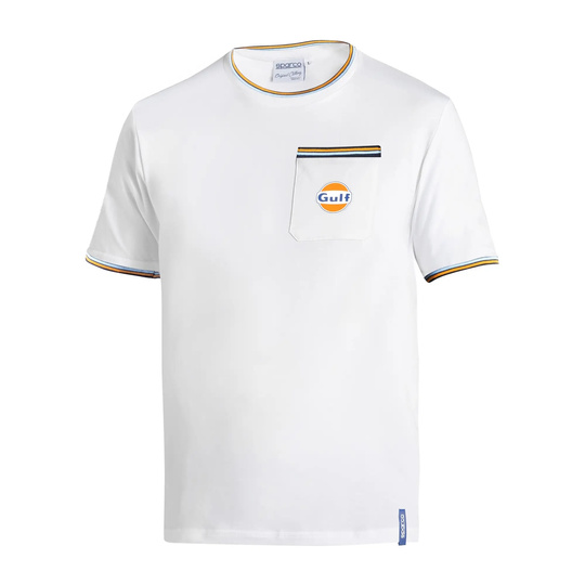 T-shirt de hombre Sparco GULF pocket blanco 