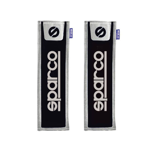 Almohadillas para cinturones Sparco gris-negro 2"