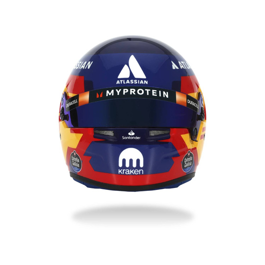 Casco de Carlos Sainz de la Williams Racing 2025, escala 1:2