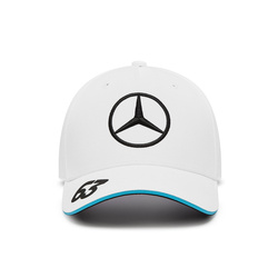 Gorra de béisbol blanca para hombre George Russell Mercedes AMG F1 2024