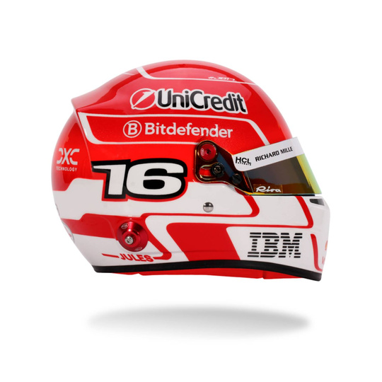 Casco de Charles Leclerc de la Scuderia Ferrari 2025, escala 1:2