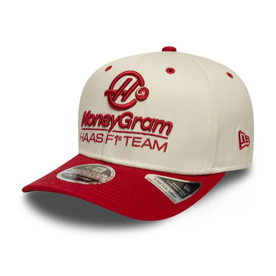 Gorra de béisbol Wordmark Haas F1 2026 crema