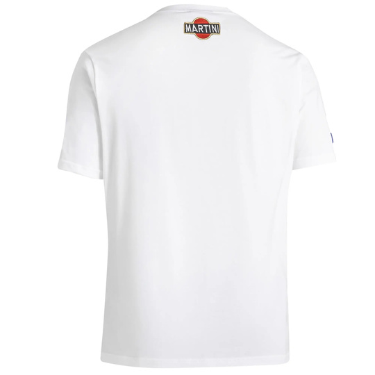 Camiseta de hombre Sparco Martini Racing Big Logo blanco