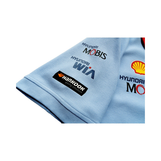 Camisa de polo Team Hyundai Motorsport 2025 azul