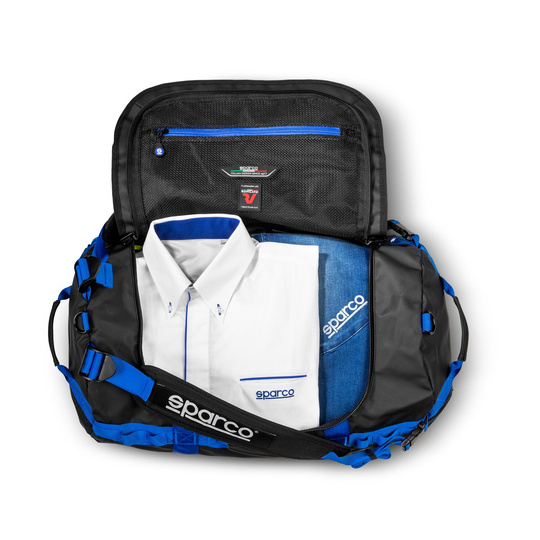 Bolsa de viaje DAKAR-S Sparco negro-azul