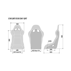 Asiento de coche Sparco EVO QRT SKY MY20 (homologación FIA)