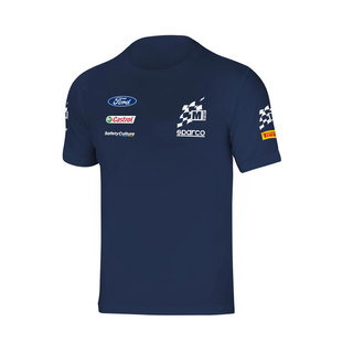 Camiseta de hombre Team M-Sport Sparco azul oscuro