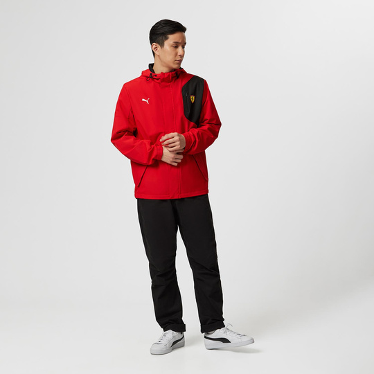Chaqueta de hombre impermeable Rain Red Ferrari F1 2024