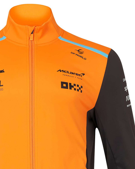 Réplica de chaqueta softshell para hombre del equipo McLaren F1 2024