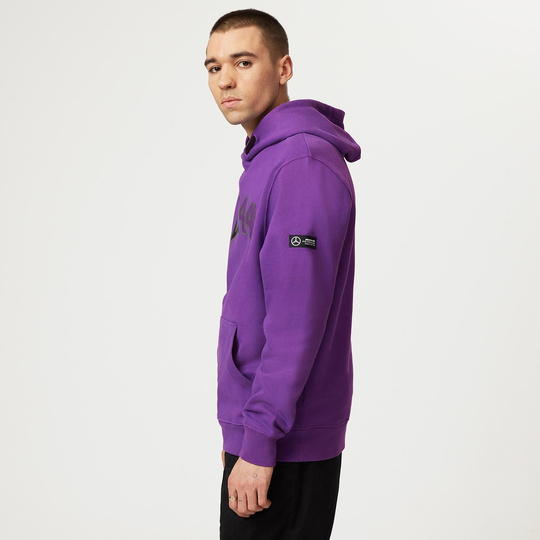 Sudadera con capucha para hombre Lewis Hamilton Purple Mercedes AMG F1 