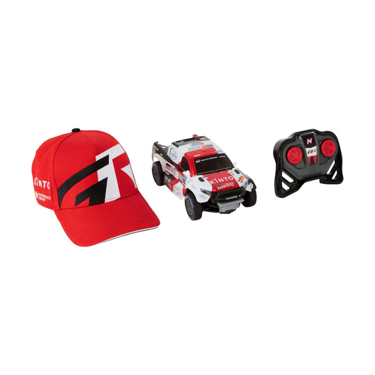 Coche a escala 1:18 RC de Toyota Gazoo Racing HILUX T1+ de De Villiers