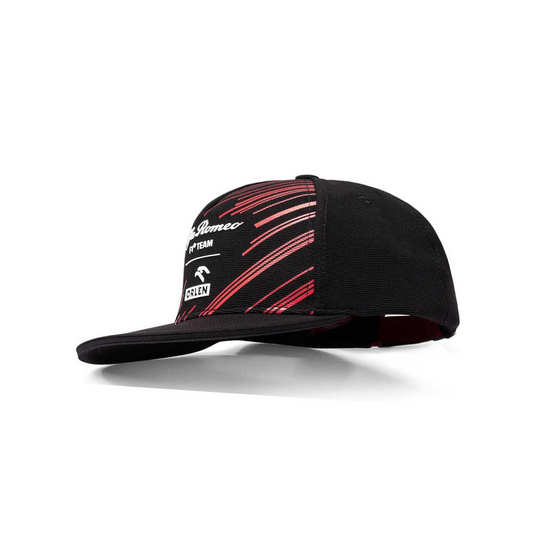 Gorra de flat con logo Alfa Romeo Racing
