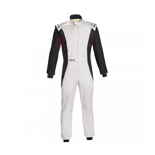 Traje de carreras Sparco COMPETITION PLUS RS 5.1 blanco (homologación FIA)