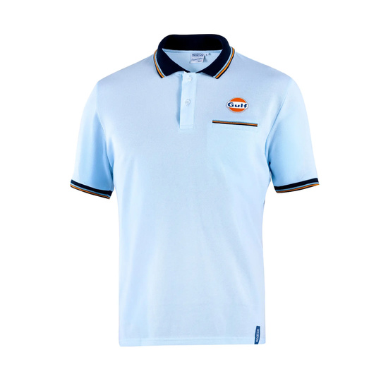 Polo de hombre Sparco pocket GULF azul 