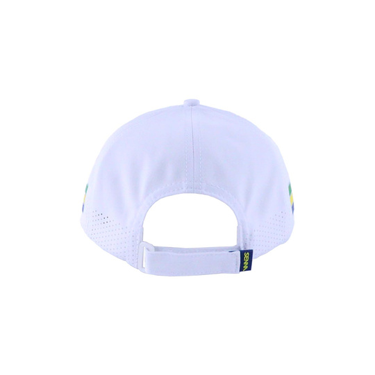 Gorra de béisbol Leisure Ayrton Senna F1 2025 blanco