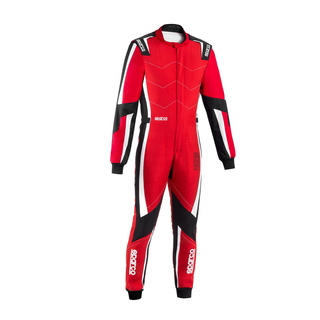 Traje de carreras de niños Sparco KERB rojo (FIA)