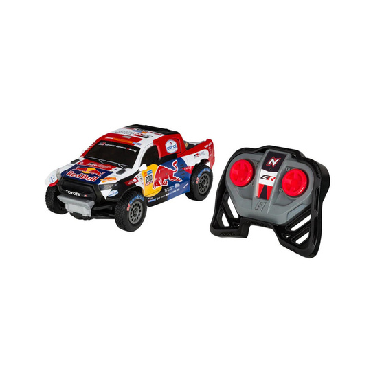 Coche a escala 1:18 RC de Toyota Gazoo Racing HILUX T1+ de N. Al-Attiyah
