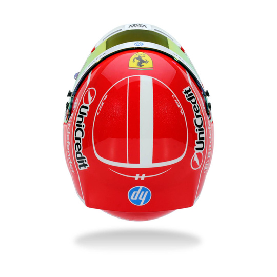 Casco de Charles Leclerc de la Scuderia Ferrari 2025, escala 1:2