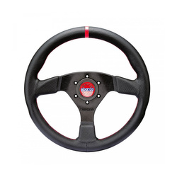 Volante Sparco R383 CHAMPION negro-rojo