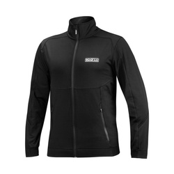 Sudadera Full Zip Sparco MY22 negro