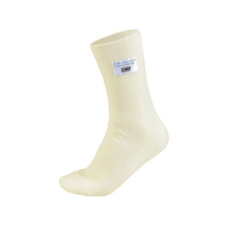 Calcetines cortos OMP CLASSIC blanco (homologación FIA)