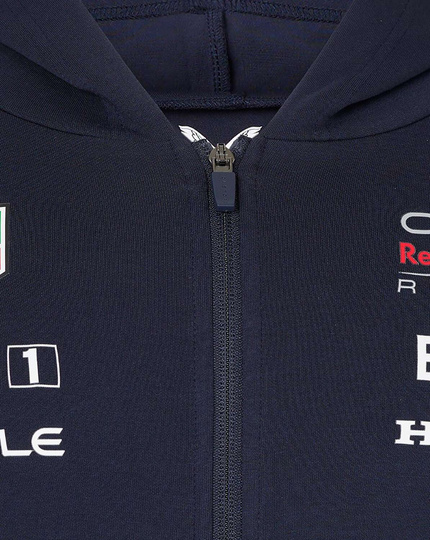 Sudadera con capucha Zip Team Red Bull Racing 2024 para hombre
