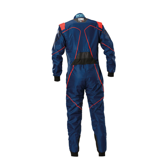 Mono de karting para niños OMP KS-3X Art 8877-2022 azul marino-rojo