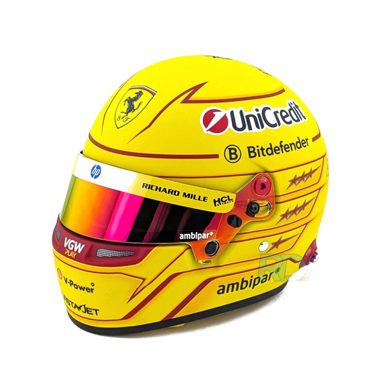 Casco de Lewis Hamilton de la Scuderia Ferrari 2025, escala 1:2