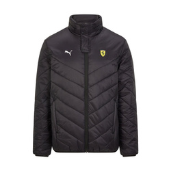 Chaqueta de hombre de primavera Padded negra Ferrari F1