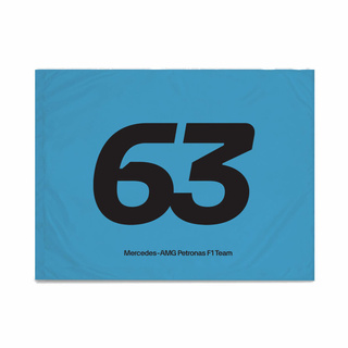 Bandera de George Russell Mercedes AMG F1 2024