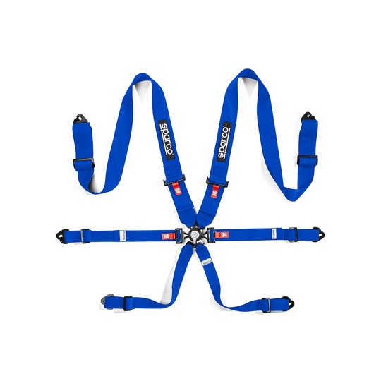 Arnes Sparco COMPETITION H-3 STEEL azul (FIA)