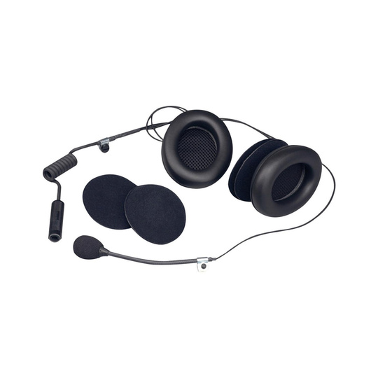 Kit micro y auriculares con orejera casco abierto tipo Stilo WRC