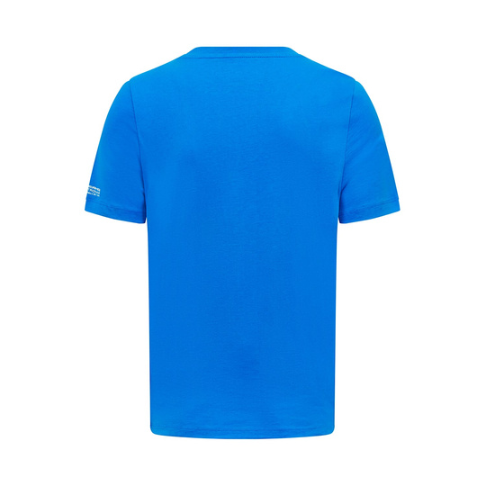 Camiseta de hombre George Russell Logo Blue Mercedes AMG F1 
