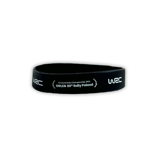 Pulsera de silicona Sparco LOGO negro