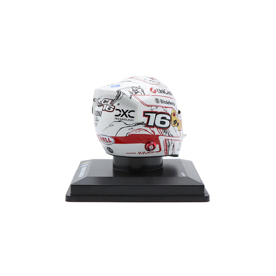 Casco de Charles Leclerc de la Scuderia Ferrari para el Gran Premio de Japan, escala 1:5