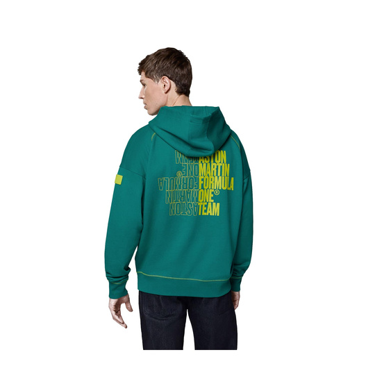 Sudadera con capucha hombre verde Aston Martin F1 2025