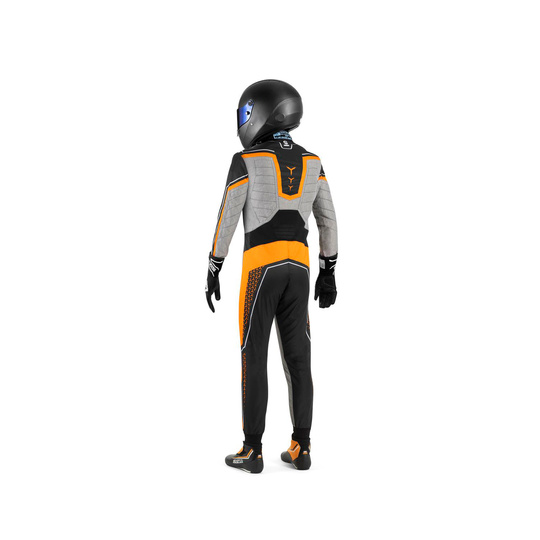 Traje de karting para niños Sparco Superleggera-K negro-naranja (FIA)
