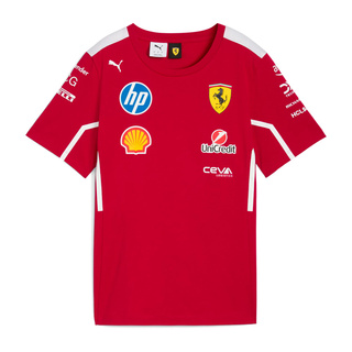 Camiseta infantil Team Scuderia Ferrari F1 2025