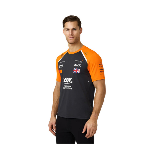 Camiseta Set Up Norris Team McLaren F1 2025 para hombre gris
