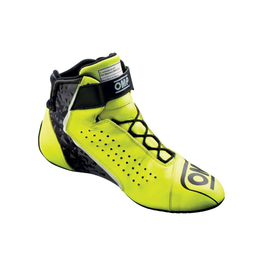 Botines OMP ONE EVO X amarillo (FIA)